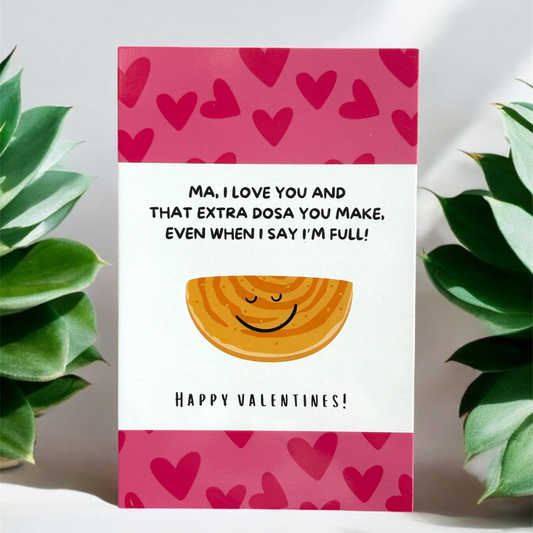 Mom’s Valentine Card + Red Envelope