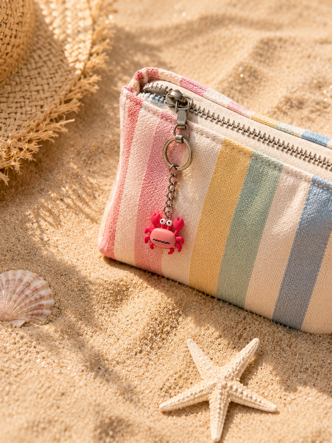 Crumbs the Crab Keychain