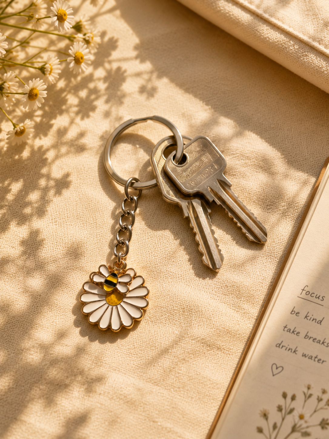 Bumble keychain