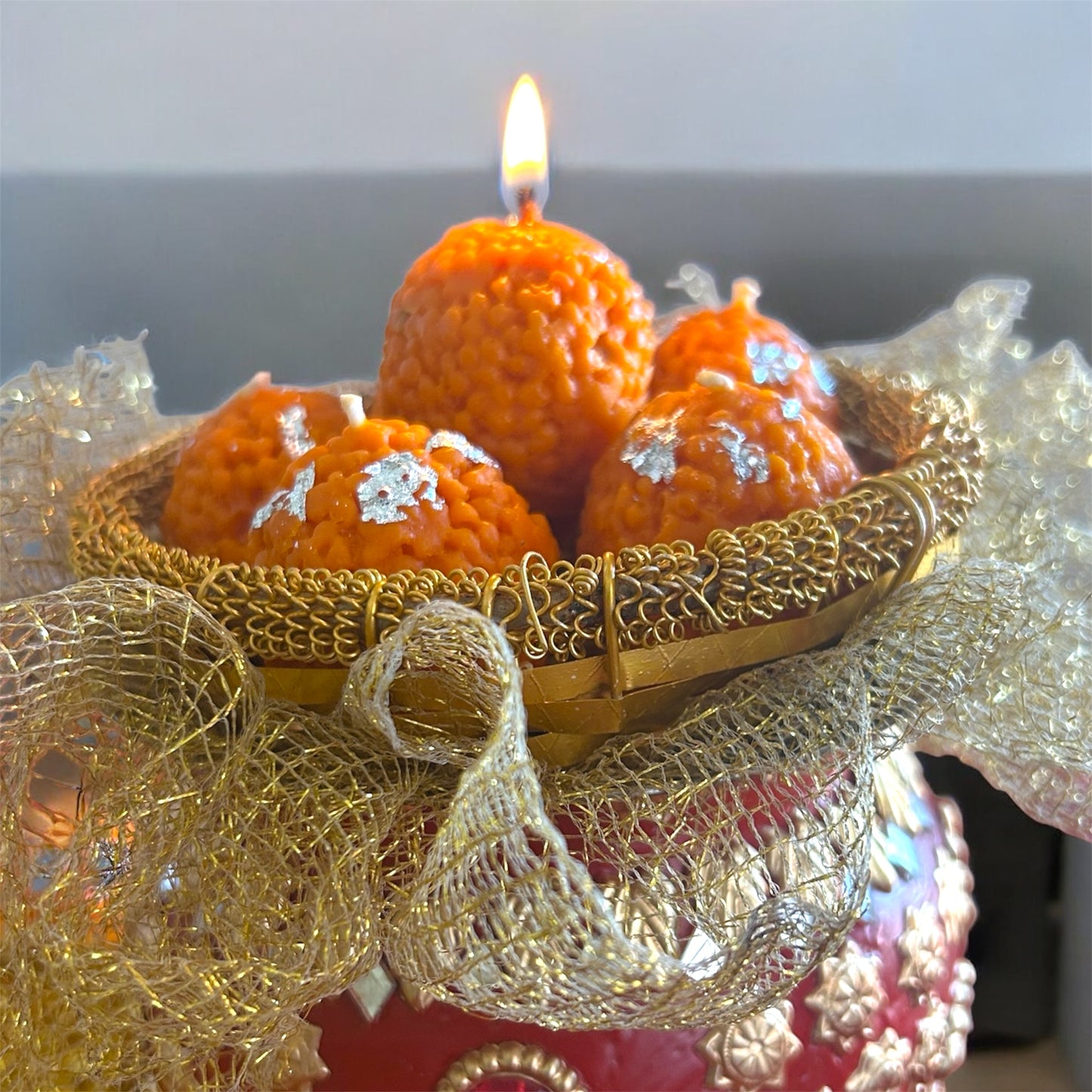 Laddoo Candle (Set of 4)